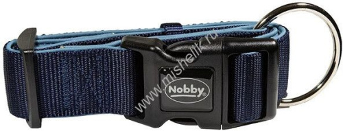 NOBBY CLASSIC PRENO EXTRA длина 40-55 см ширина 38-40 мм ошейник для собак нейлон синий 