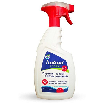 Лайна МС, спрей, для кошек и собак, с лавандовым ароматом (спрей), 0.75 л