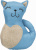 Игрушка для кошки "Кошка" XXL, ткань, 22 см