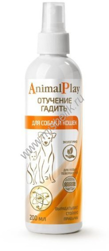 ANIMAL PLAY Отучение гадить 200 мл спрей коррекции поведения для собак и кошек