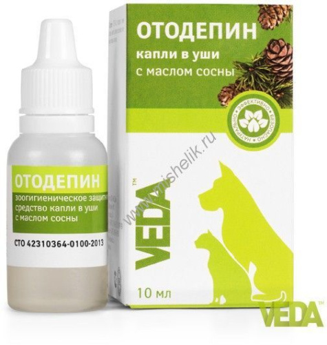 VEDA ОТОДЕПИН 10 мл капли в уши с маслом сосны 1х10