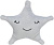 Игрушка Звезда, плюш, 16см