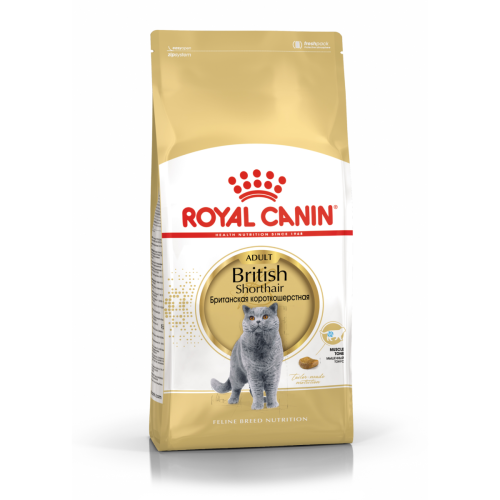 ROYAL CANIN BRITISH SHORTHAIR ADULT 2 кг сухой корм для кошек Британской короткошерстной породы старше 12 месяцев 