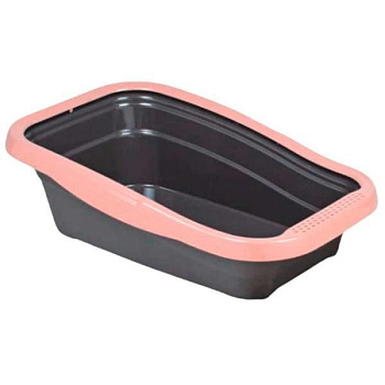 MPS туалет-лоток с бортом NELLA 58x37,5x18h см мокко