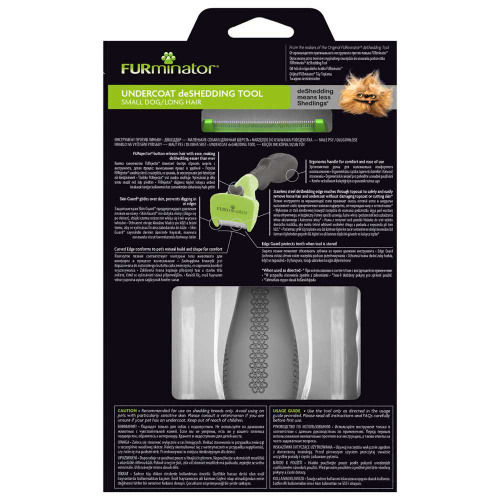 Фурминатор FURminator S для мелких собак с длинной шерстью