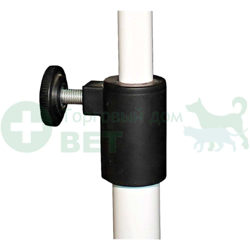 Штатив для капельниц ТД ВЕТ VSP-01, с колесами, стальной, белый, 1300-2300мм