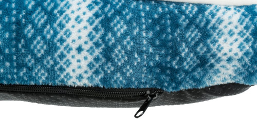 Лежак Lumi, прямоугольный, 70 x 50 см, красный / белый