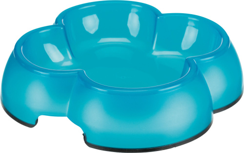 Миска пластиковая, для кошек, 0,25л/ф14см, цвета в ассортименте.