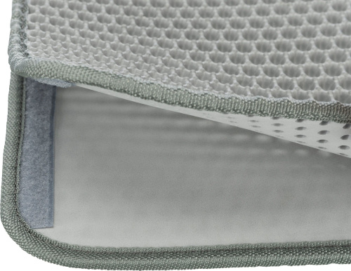 Коврик для кошачьего туалета, 40 х 55 см, серый