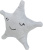 Игрушка Звезда, плюш, 16см