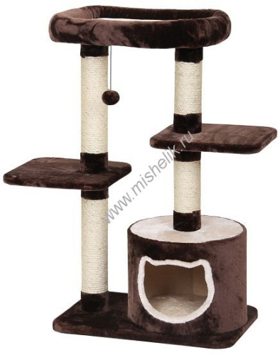 NOBBY PAVAS 60 см х 40 см х 102 см игровая площадка для кошек коричневая