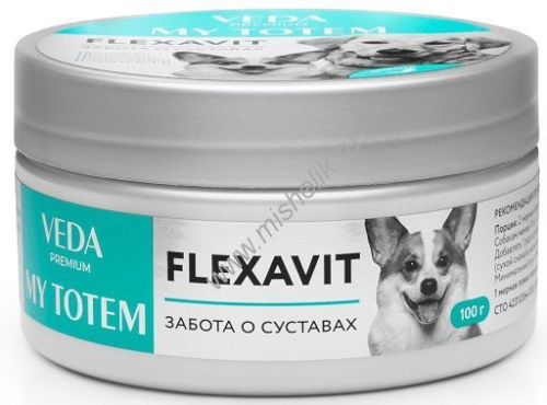 VEDA MY TOTEM FLEXAVIT 100 г функциональный корм для собак с хондропротекторным действием