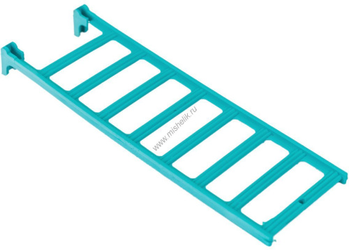 HOMEPET 5 см х 16,5 см лесенка для птиц пластиковая бирюзовая 