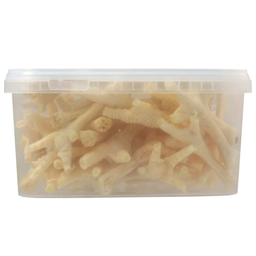 Лакомство TiTBiT Лапки куриные для собак - банка пласт. 3.3 л 400 г