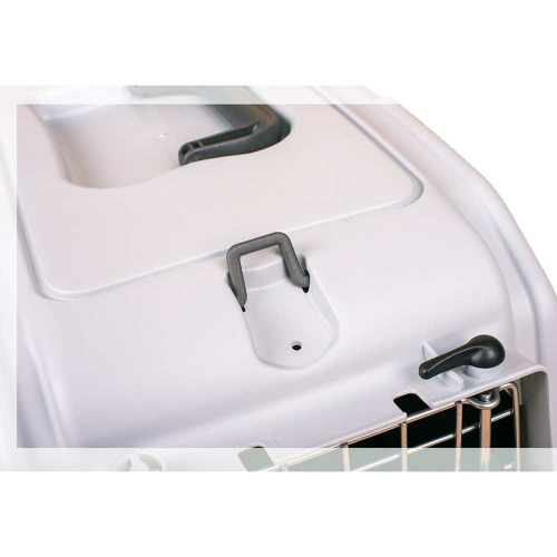 MPS переноска SKUDO 3  60х40h см с металлической дверцей с замком серая