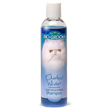 Bio-Groom Purrfect White Shampoo кондиционирующий шампунь для кошек белого и светлых окрасов 237 мл