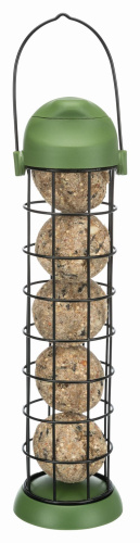 Кормушка подвесная,  ф 8 x 22 см, зелёный