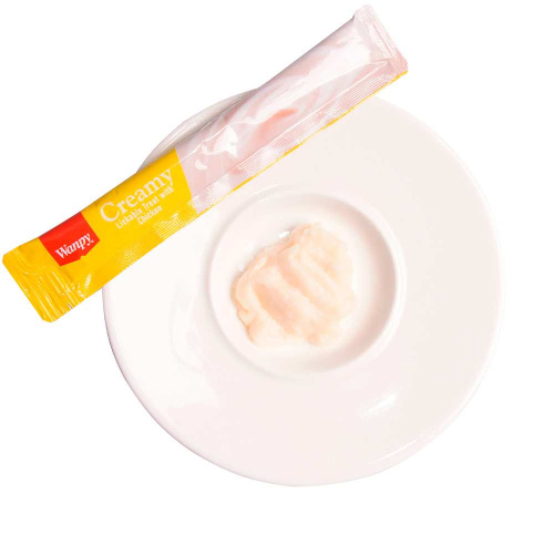 Лакомство Wanpy "Cat", нежное пюре, из курицы, мультивитаминное, 70 гр