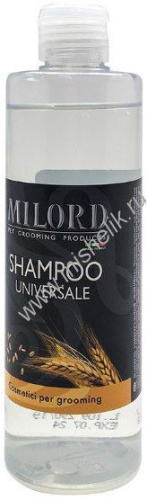 MILORD SHAMPOO UNIVERSALE 300 мл шампунь для собак универсальный пшеница 