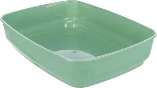 Туалет Delio с бортиком, 35 х 20 х 48 см, серый/белый