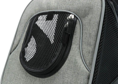 Сумка-переноска Savina до 10 кг, 30 х 33 х 26 см, чёрный/серый