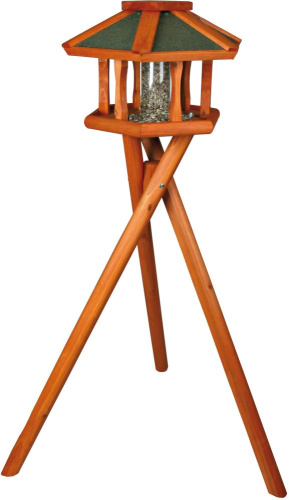 Кормушка уличная на подставке, сосна, ф 50 х 34 см/1.40 м, коричневый