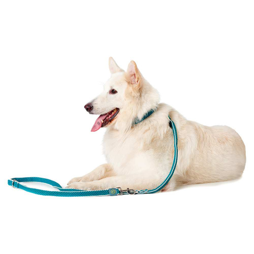 Hunter поводок-перестежка для собак Hilo 25 / 200 нейлон,бирюза