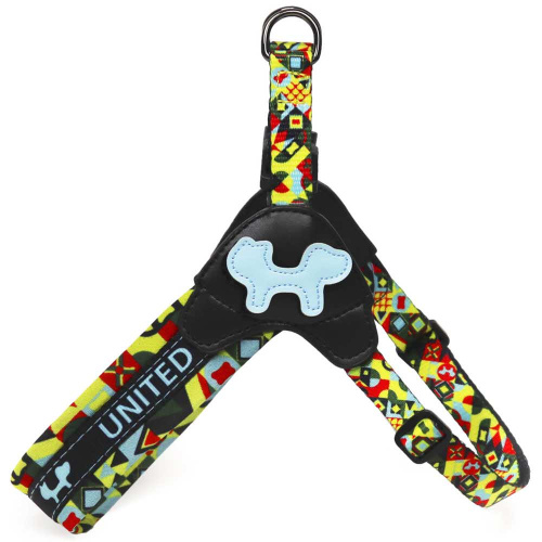Шлейка United Pets для собак Complete me XS 40 x 37-46 см, разноцветный рисунок