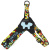 Шлейка United Pets для собак Complete me XS 40 x 37-46 см, разноцветный рисунок