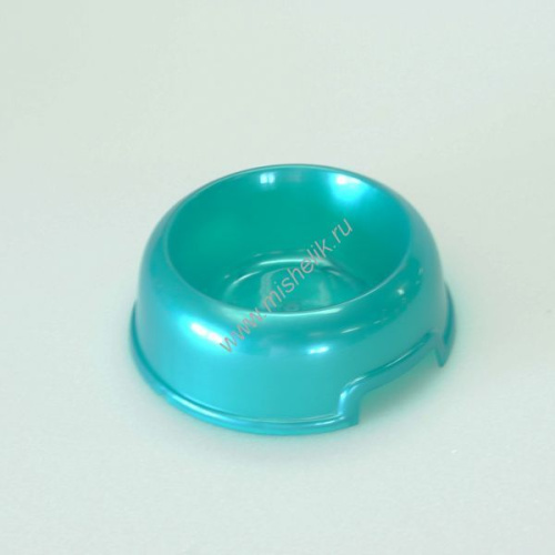 HOMEPET 200 мл миска для животных бирюзовый перламутр