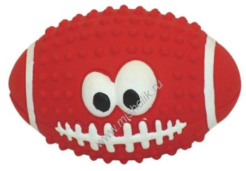 HOMEPET 10,5 см игрушка для собак мяч регби латекс