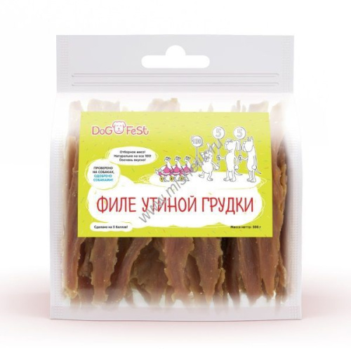 Dog Fest Филе утиной грудки 500 г
