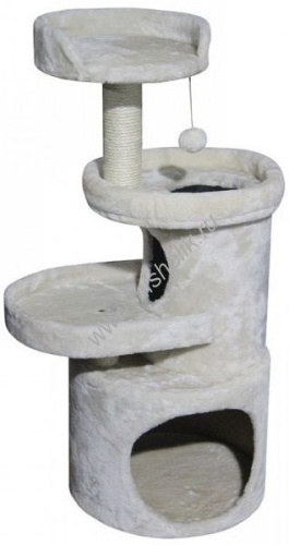 NOBBY FERMO 40 см х 40 см х 105 см игровая площадка для кошек кремовая