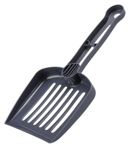 Туалет-домик для кошки Vico Open, 40 х 40 х 56 см, сине-серый/белый