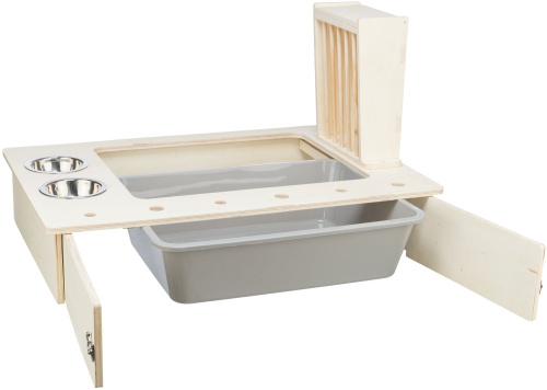 Кормушка для сена/овощей/основного корма, для грызунов, 70х41х47см,