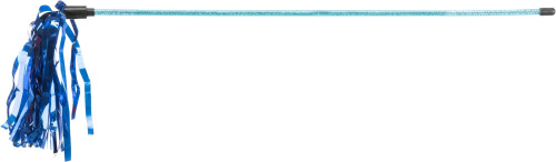 Дразнилка для кошки с кисточкой, пластик, 48 см, цвета в ассортименте.