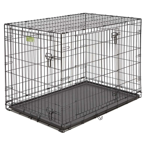 Клетка MidWest iCrate для собак 107х71х76h см, 2 двери, черная