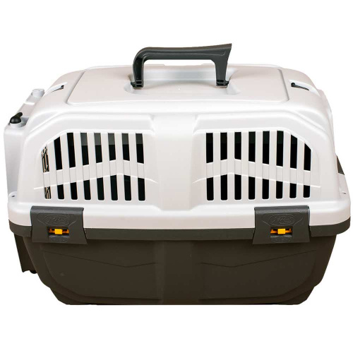 MPS переноска SKUDO 3  60х40h см с металлической дверцей с замком серая