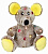 Игрушка "Мышка", плюш, 17 см