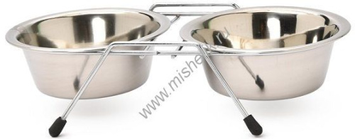 ANKUR HALF MOON 2 х 0,25 л подставка с металлическими мисками