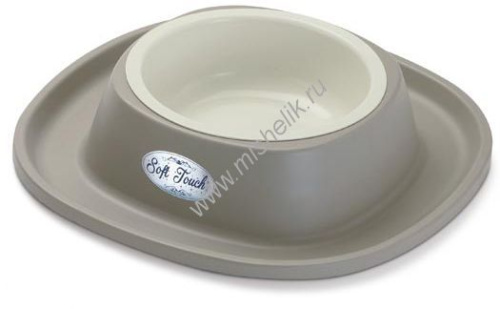 GEORPLAST SOFT TOUCH 0,60л миска на подставке пластик 