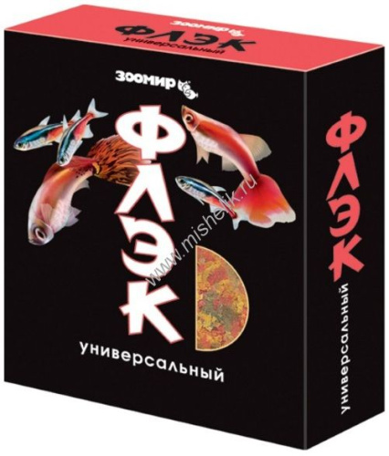 ЗООМИР 20 г флэк корм для рыб универсальный 