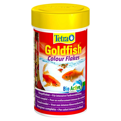 TetraGoldfish Colour корм в хлопьях для улучшения окраса золотых рыб 100 мл