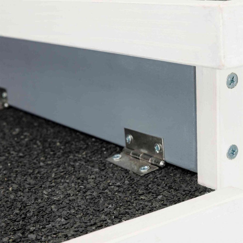 Домик для мелких животных, 70 х 43 х 45 см, серый/белый