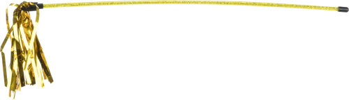 Дразнилка для кошки с кисточкой, пластик, 48 см, цвета в ассортименте.