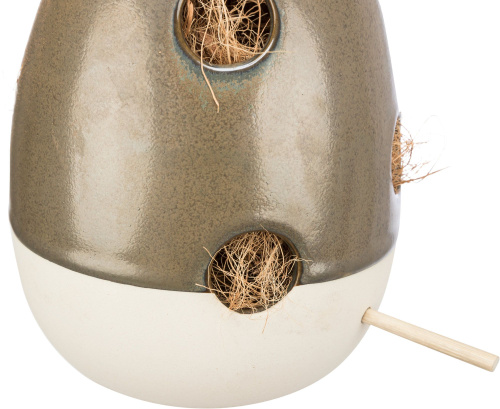 Подвес для гнездового материала, 12 х 12 х 16 см, зеленый