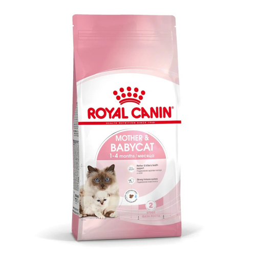 ROYAL CANIN MOTHER&BABYCAT 400 г сухой корм для котят в возрасте от 1 до 4 месяцев, а также для кошек в период беременности и лактации 