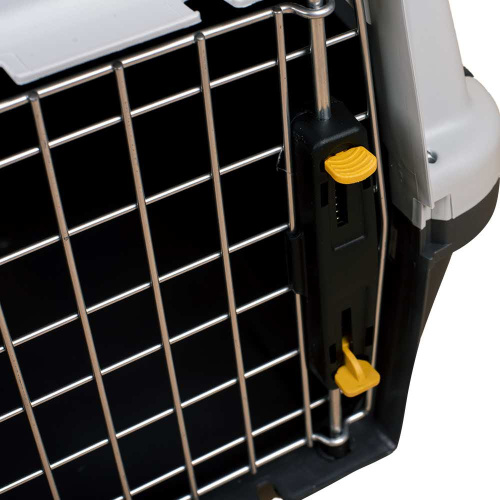 MPS переноска SKUDO 3  60х40h см с металлической дверцей с замком серая