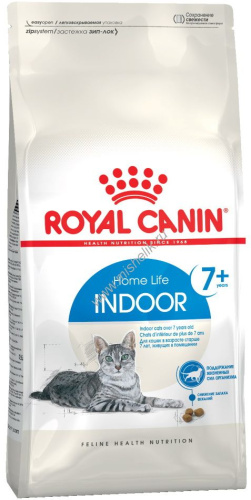 ROYAL CANIN INDOOR 7+ 1,5 кг сухой корм для пожилых кошек с 7 лет постоянно проживающих в помещении 