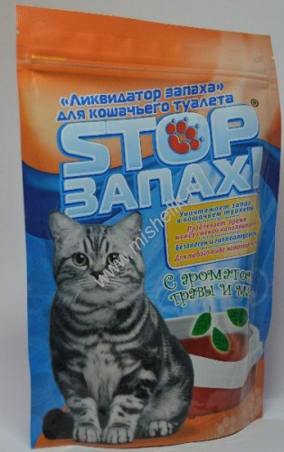 Верный друг 500 г STOP ЗАПАХ ликвидатор запаха для кошачьих туалетов порошок